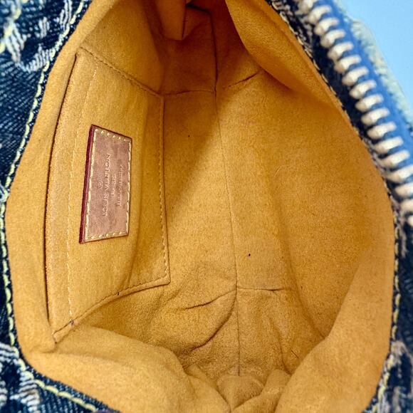 Louis Vuitton Blue Denim Pouch - Picture 6 of 6
